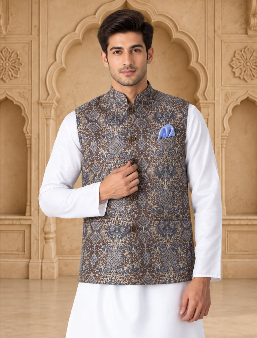 MLS EMBROIDERED JAWAHAR JACKET