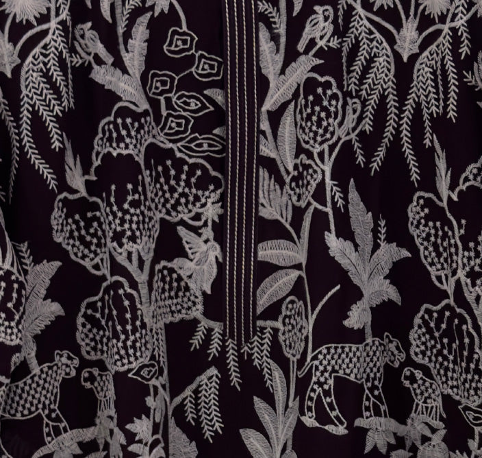 MLS EMBROIDERED KURTA PAJAMA