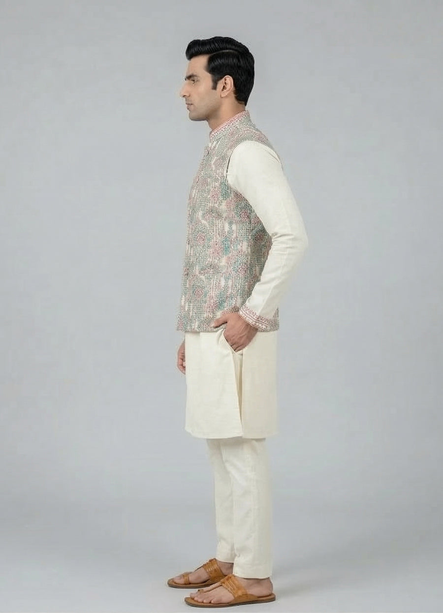 MLS KURTA JAWAHAR SET 3PCS