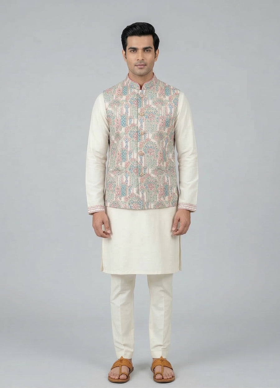 MLS KURTA JAWAHAR SET 3PCS