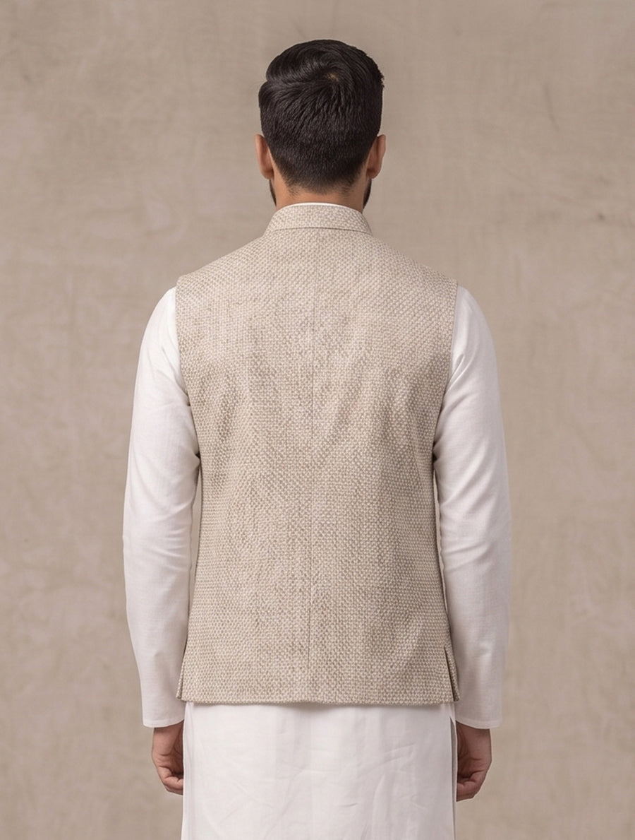 MLS LINEN JAWAHAR JACKET
