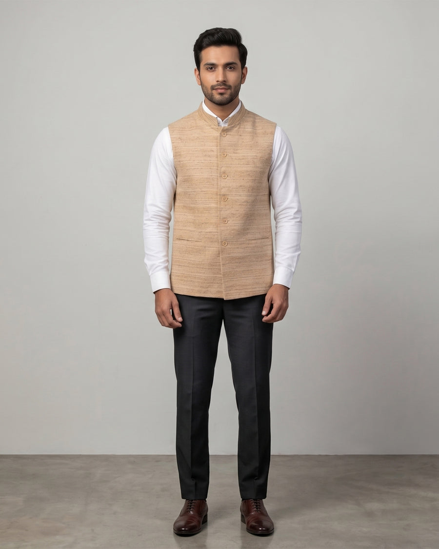 MLS PLAIN JAWAHAR JACKET 1PC
