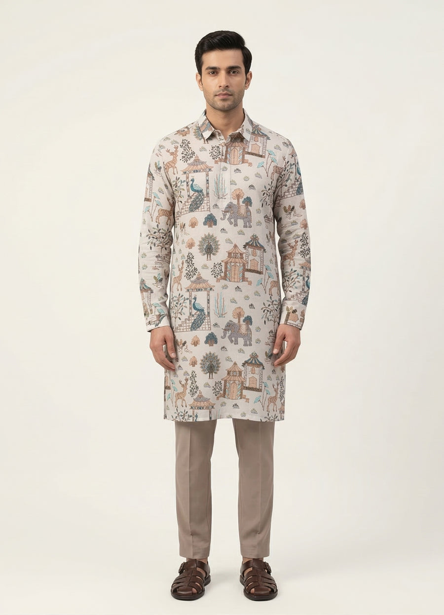 MLS PATHANI SUIT 2PCS