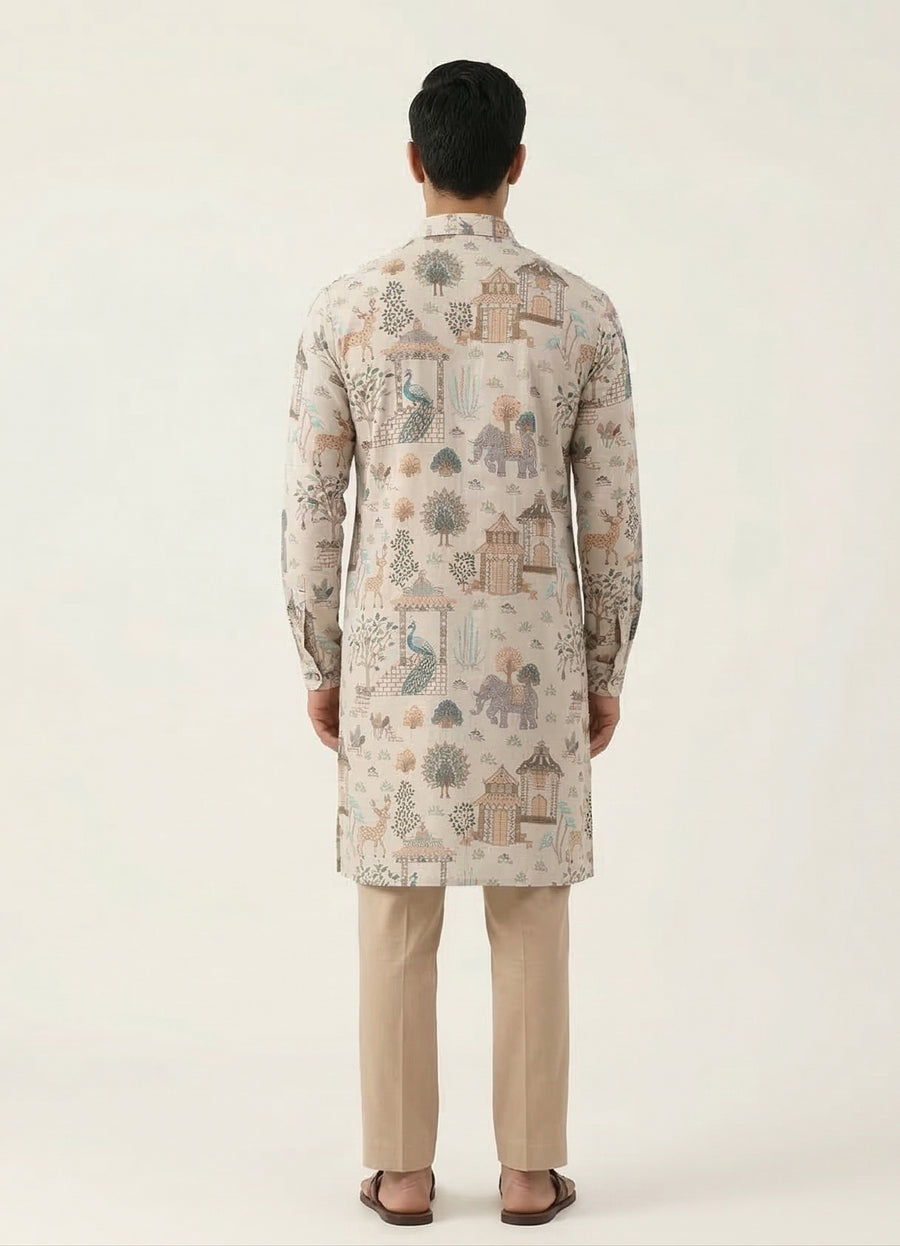 MLS PATHANI SUIT 2PCS