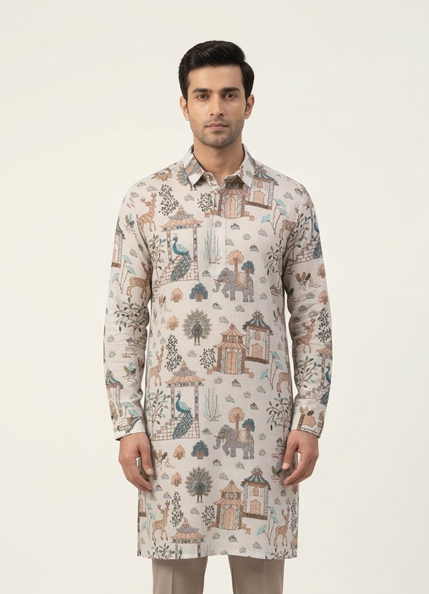 MLS PATHANI SUIT 2PCS