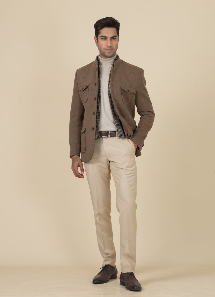 MLS COAT WITH MUFFLER 1PC