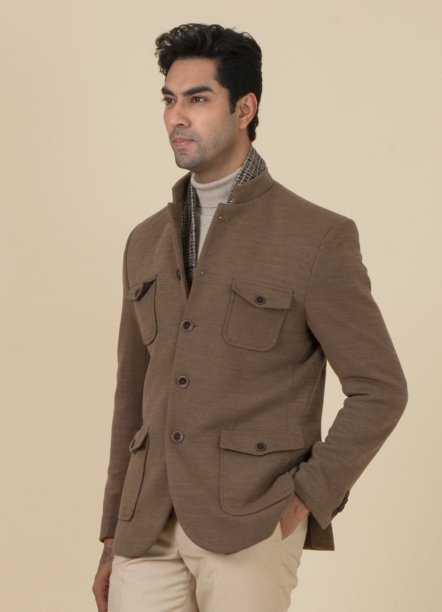 MLS COAT WITH MUFFLER 1PC