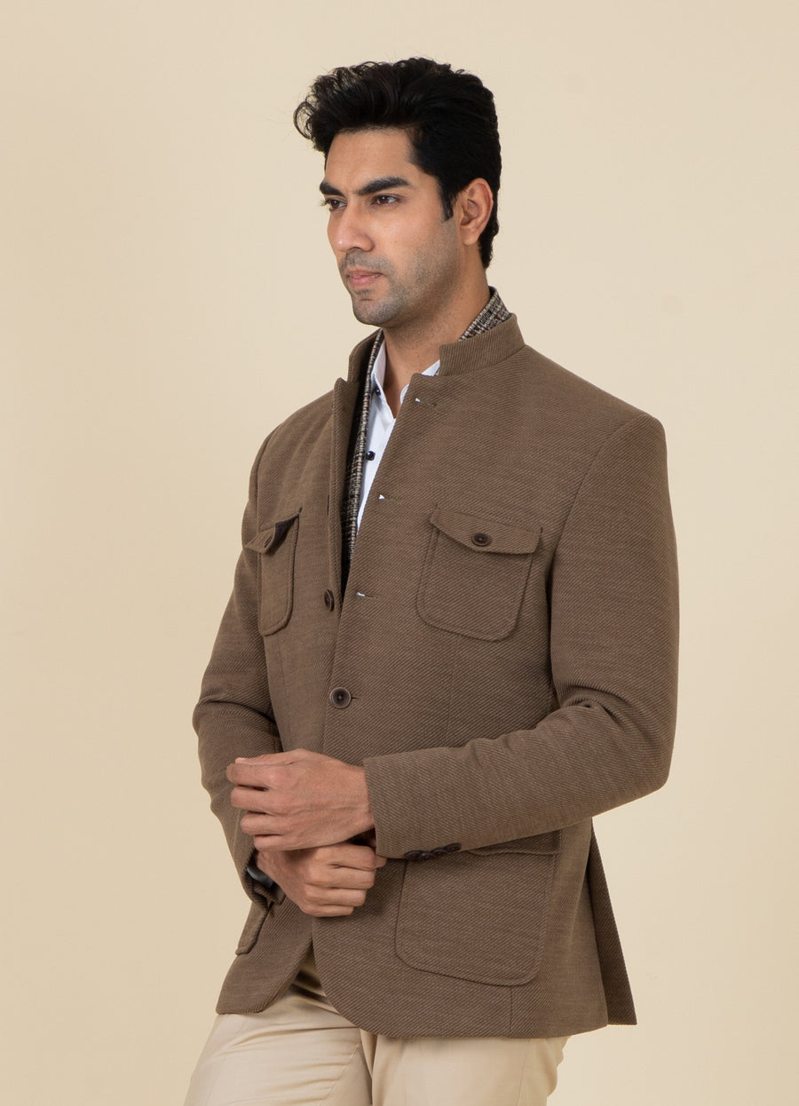 MLS COAT WITH MUFFLER 1PC