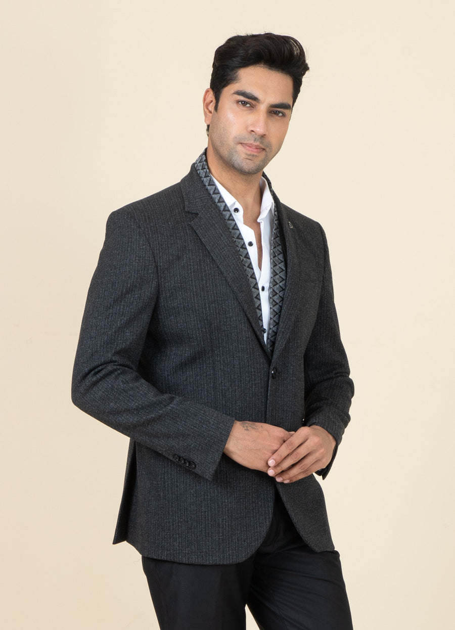 MLS COAT WITH MUFFLER 1PC