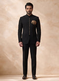 MLS EMBROIDERED JODHPURI SUIT 2PCS