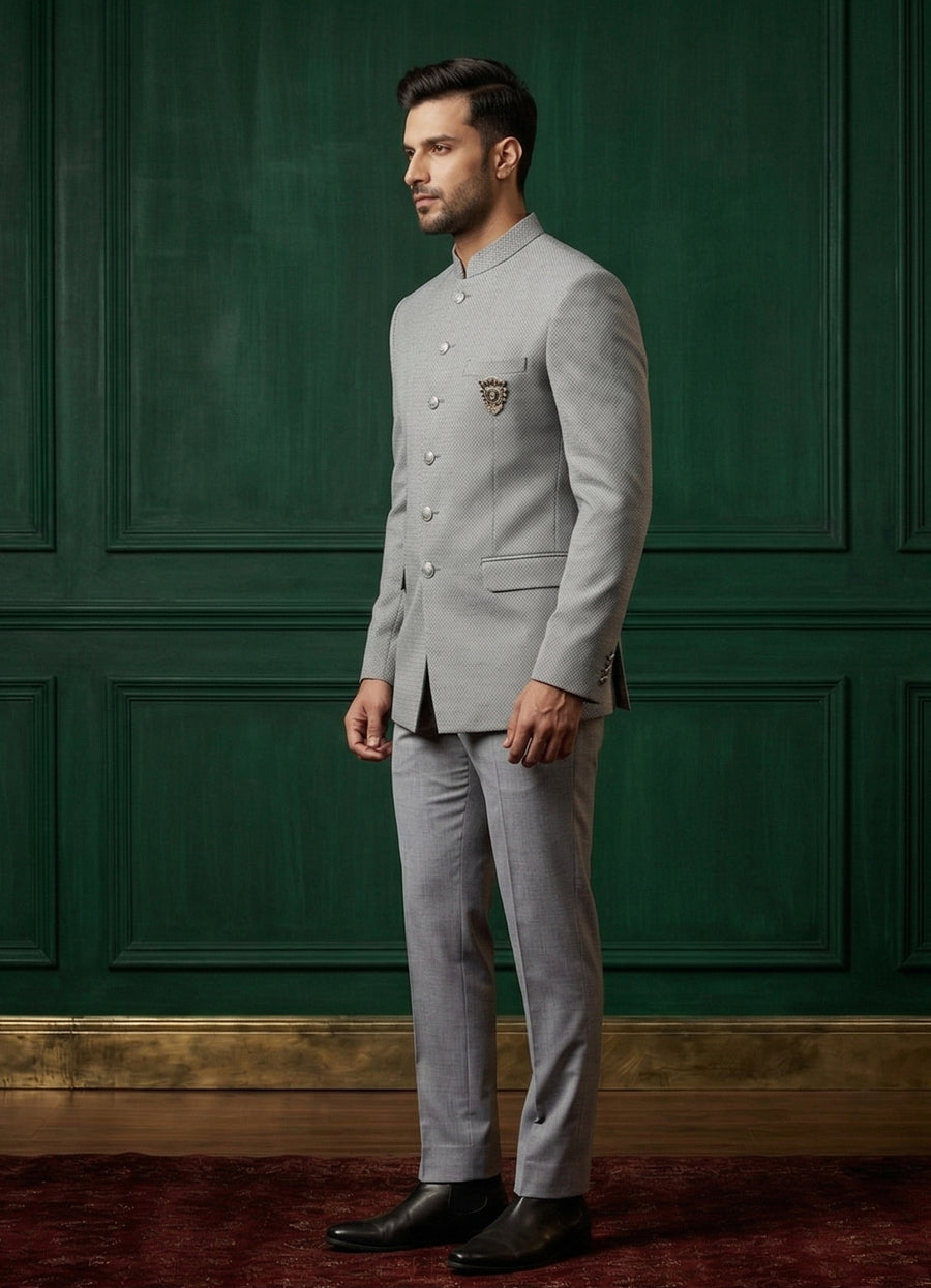 MLS PLAIN JODHPURI SUIT 2PCS