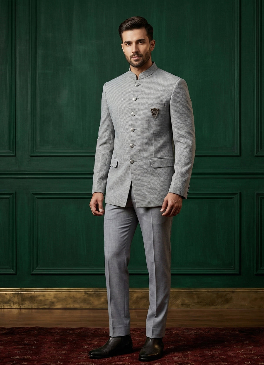 MLS PLAIN JODHPURI SUIT 2PCS
