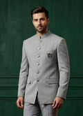 MLS PLAIN JODHPURI SUIT 2PCS