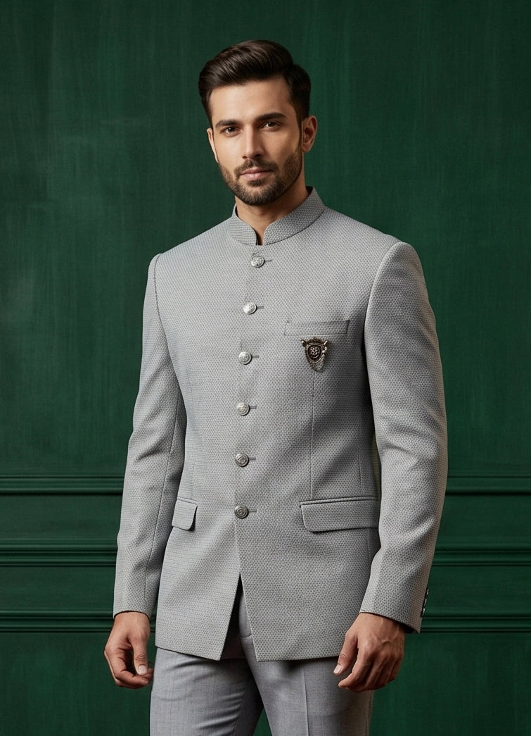 MLS PLAIN JODHPURI SUIT 2PCS