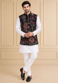 Velvet Embroidered Jawahar Jacket 1Pc Vibhor