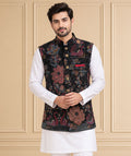 Velvet Embroidered Jawahar Jacket 1Pc Vibhor