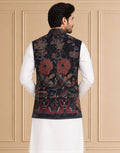 Velvet Embroidered Jawahar Jacket 1Pc Vibhor