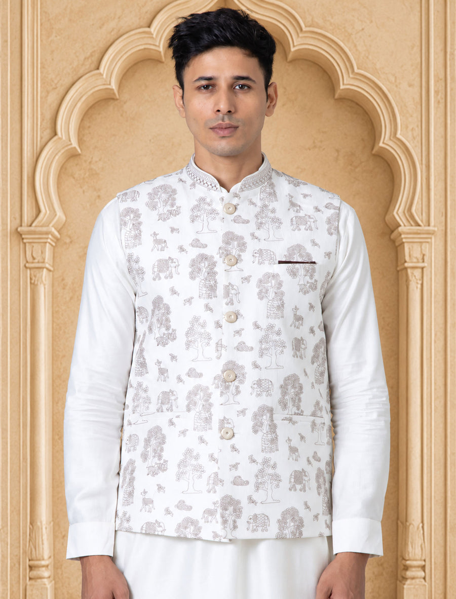 MLS EMBROIDERED JAWAHAR JACKET