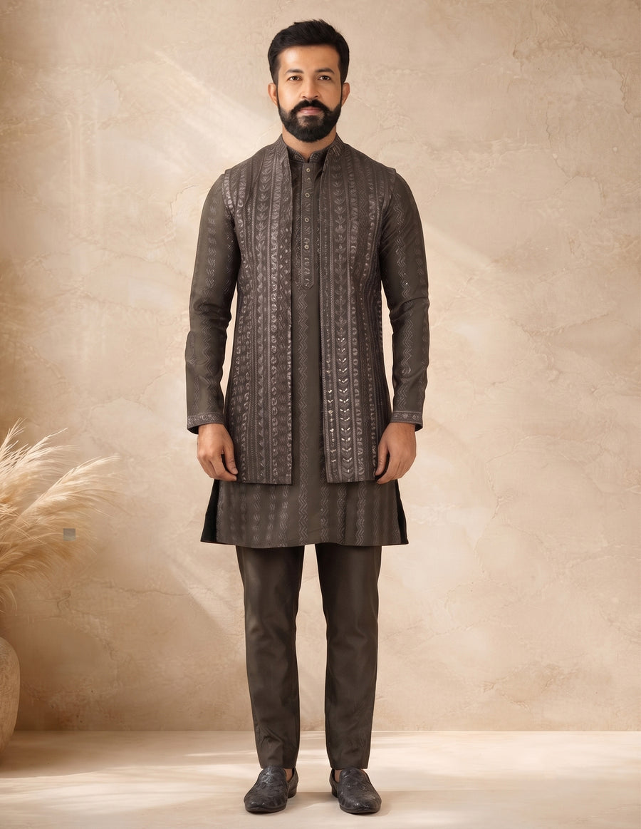 MLS KURTA JAWAHAR SET 3PCS