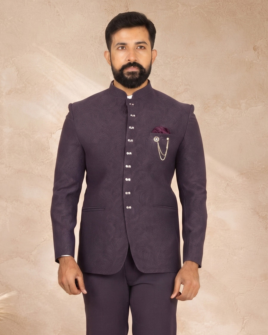 MLS PRINTED JODHPURI SUIT 2PCS