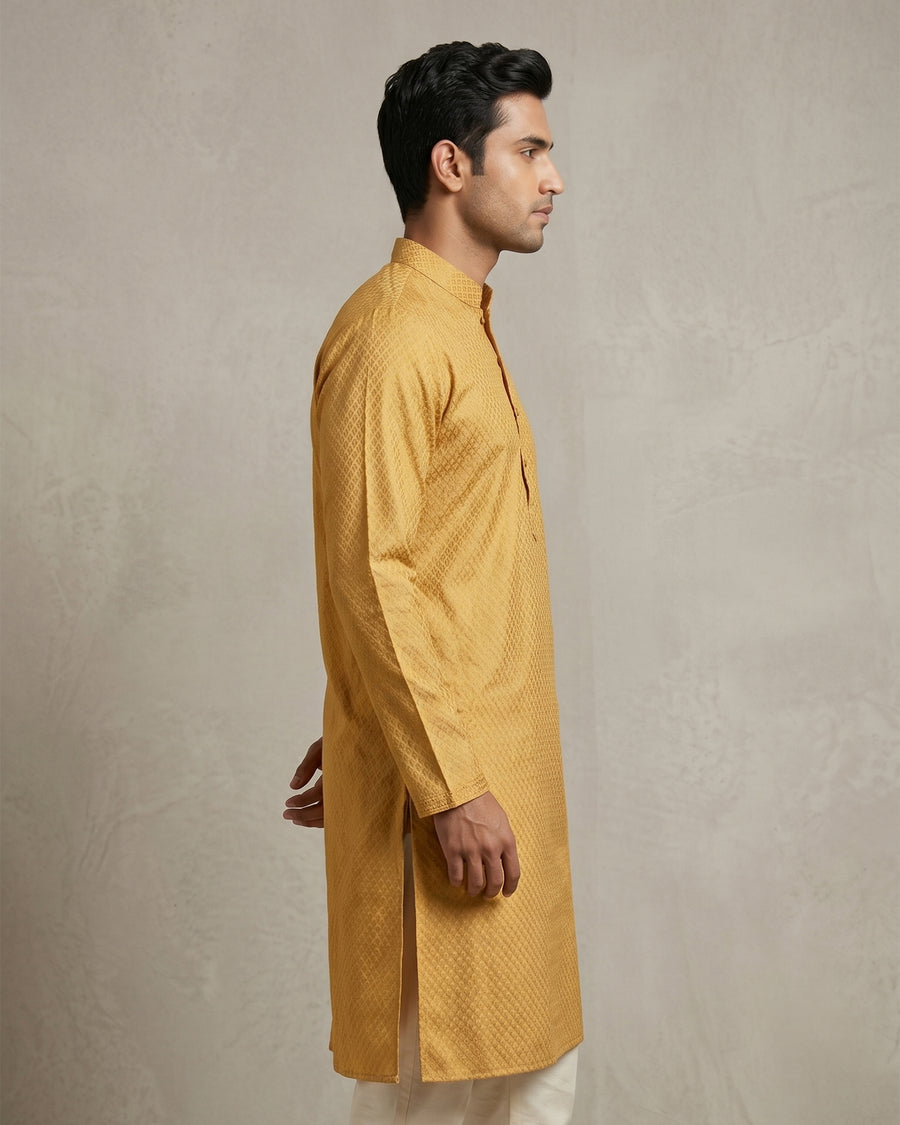 MLS SILK KURTA PAJAMA 2PCS