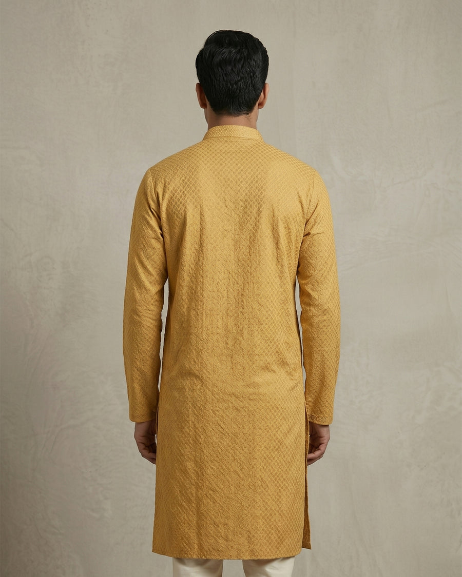 MLS SILK KURTA PAJAMA 2PCS