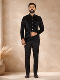 MLS VELVET JODHPURI COAT 1PC