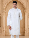 MLS EMBROIDERED KURTA PAJAMA