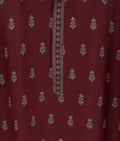 MLS EMBROIDERED KURTA PAJAMA 3PCS