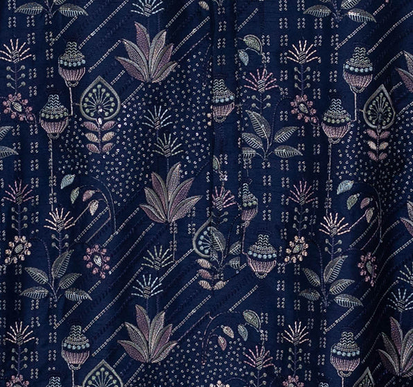 MLS EMBROIDERED KURTA PAJAMA