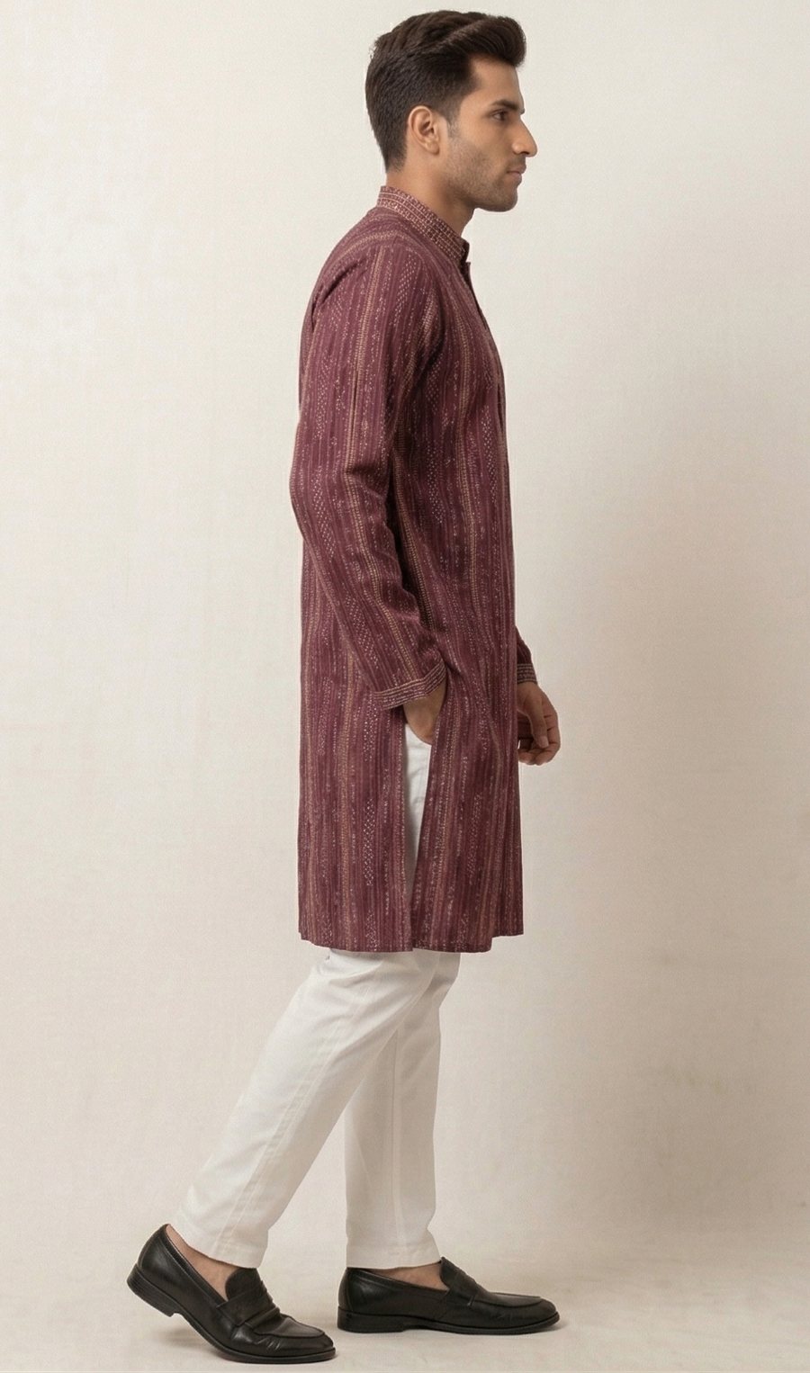 MLS PRINTED KURTA PAJAMA