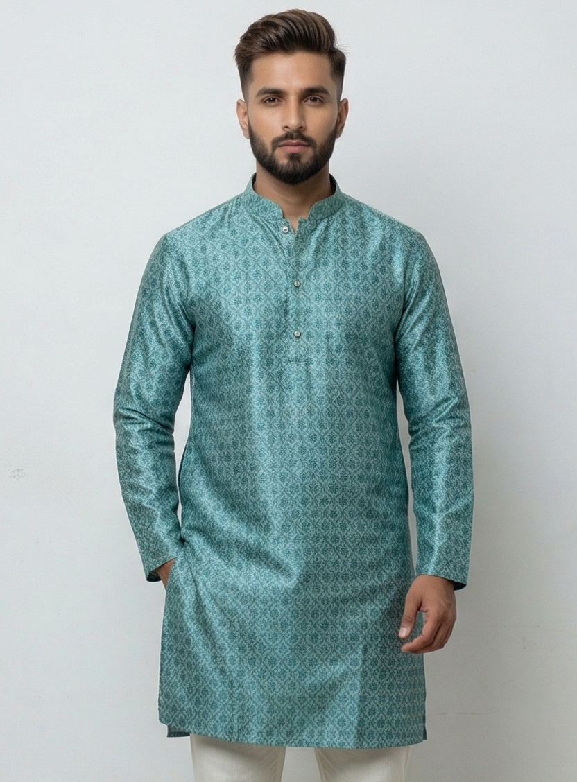 MLS PRINTED KURTA PAJAMA