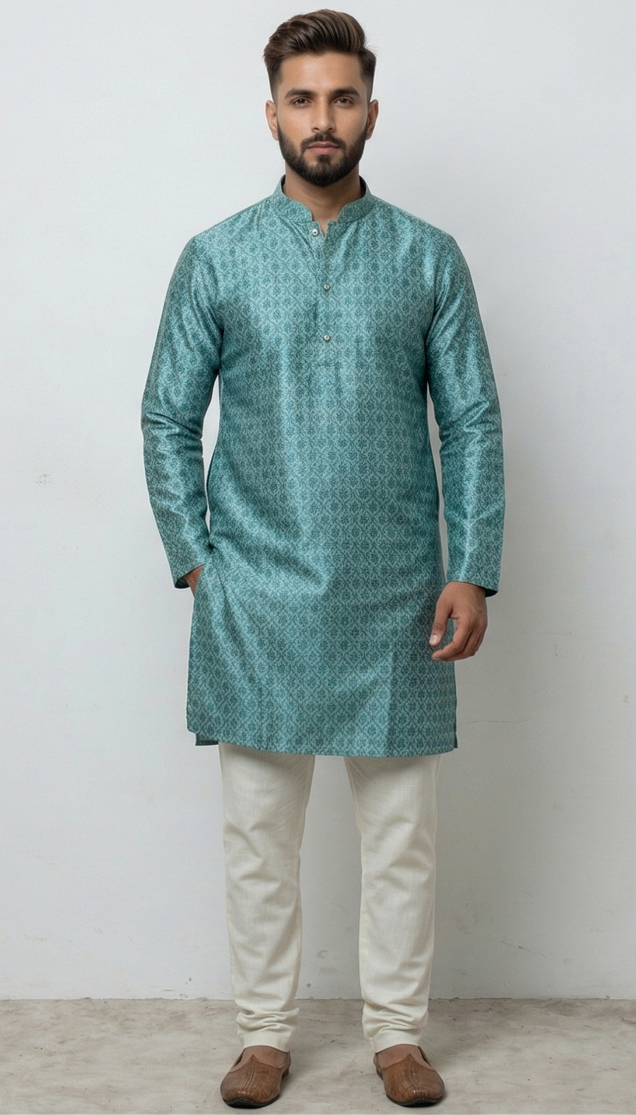 MLS PRINTED KURTA PAJAMA