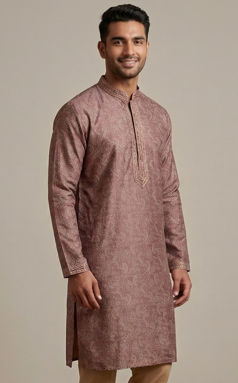 MLS PRINTED KURTA PAJAMA
