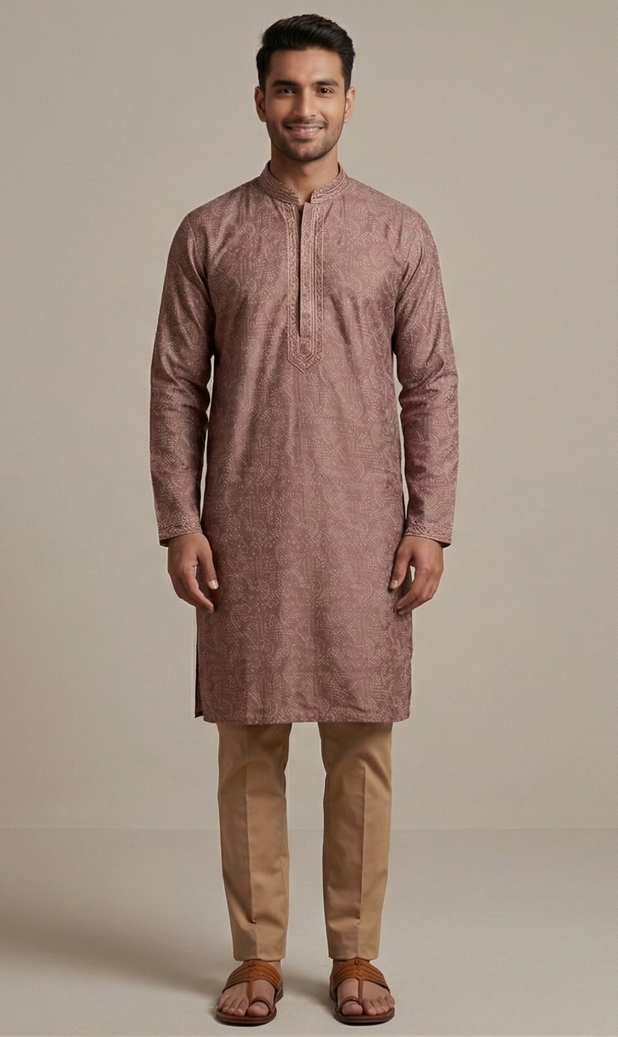 MLS PRINTED KURTA PAJAMA