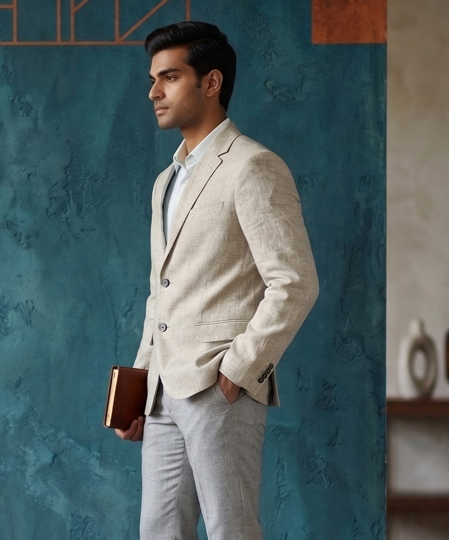 MLS LINEN COAT 1PC