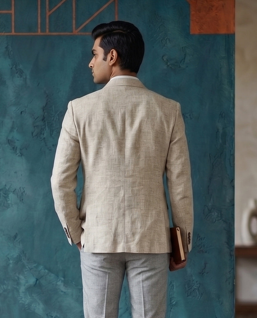 MLS LINEN COAT 1PC