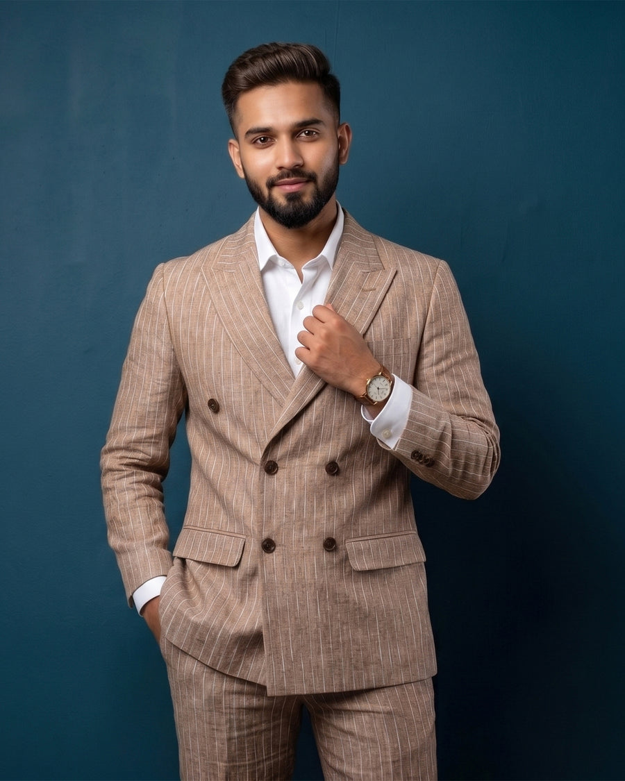 MLS DOUBLE BREASTED SUIT 2PCS