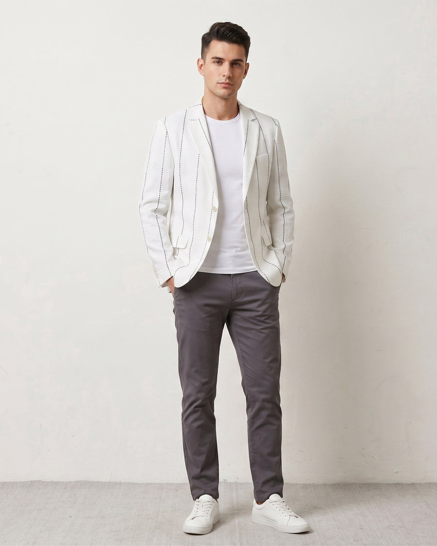 MLS LINEN COAT 1PC