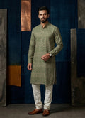 MLS PRINTED KURTA PAJAMA