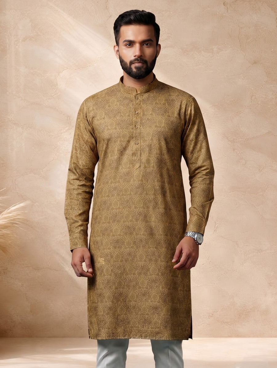 MLS PRINTED KURTA PAJAMA 2PCS