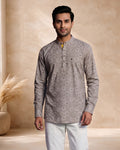 MLS PRINTED SHORT KURTA F/S