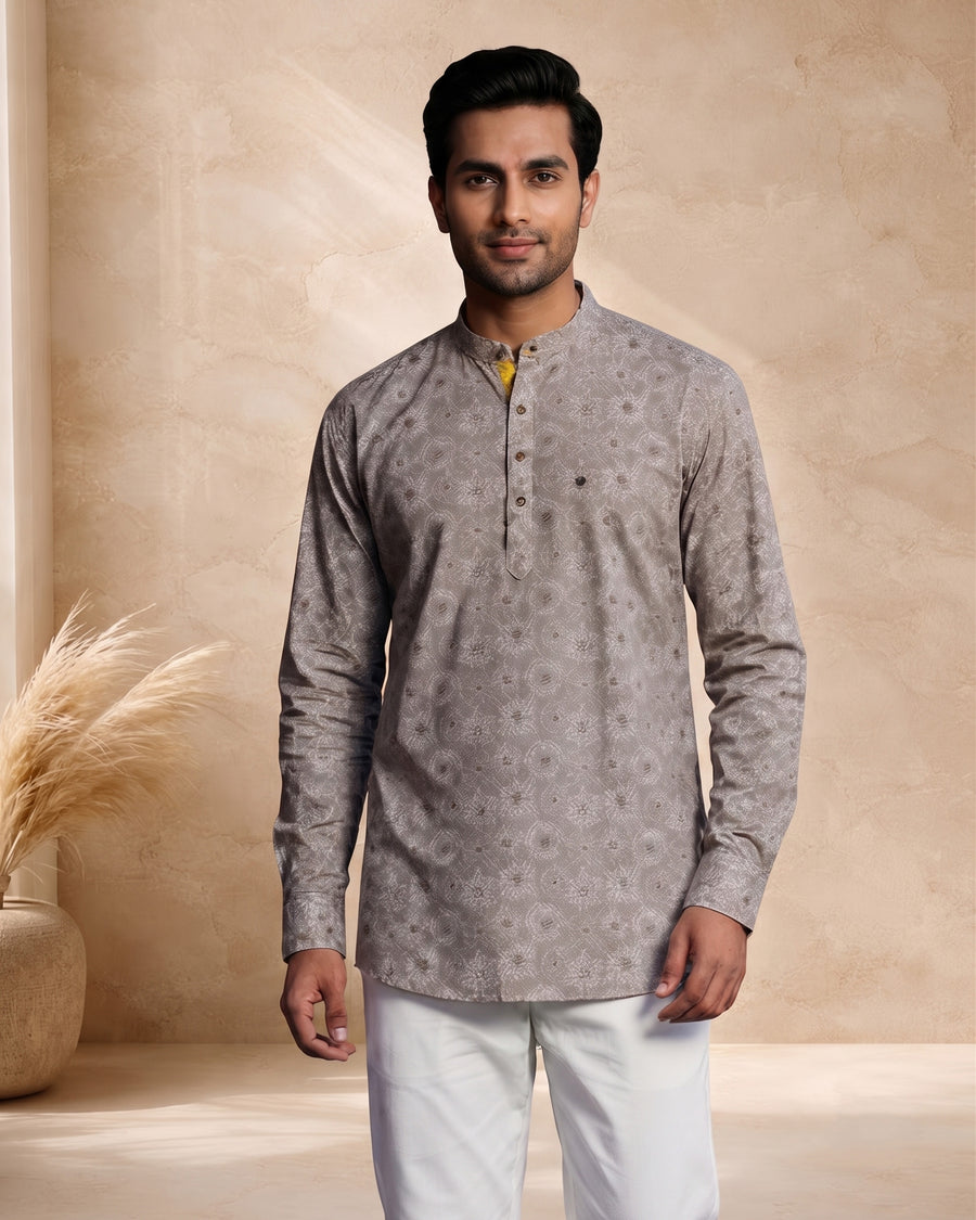 MLS PRINTED SHORT KURTA F/S
