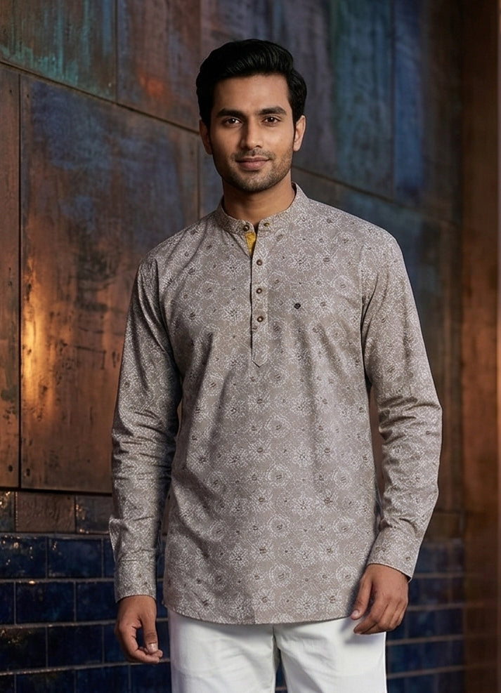 MLS PRINTED SHORT KURTA F/S