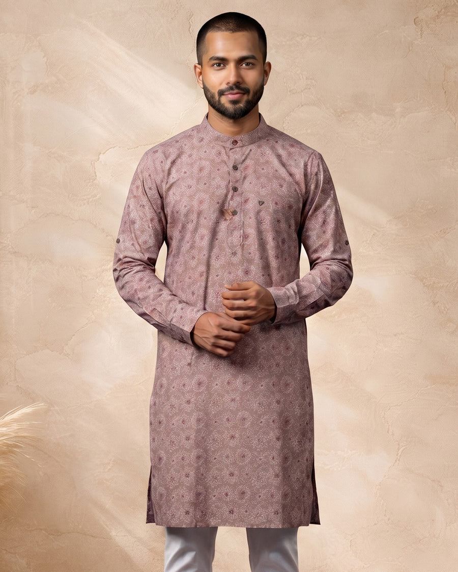 MLS PRINTED KURTA PAJAMA 2PCS