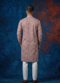 MLS PRINTED KURTA PAJAMA 2PCS