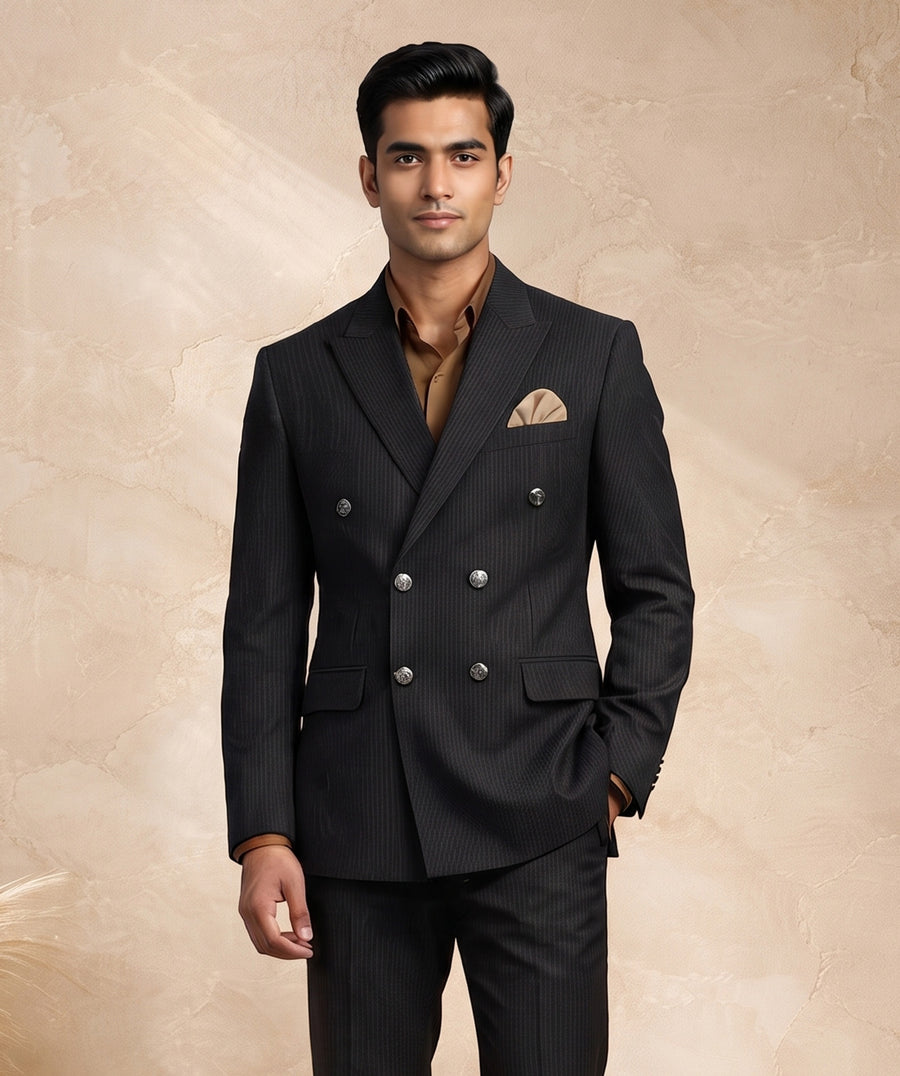 MLS DOUBLE BREASTED SUIT 2PCS