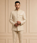 MLS EMBROIDERED JODHPURI SUIT 2PCS