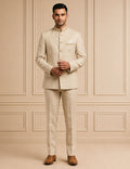 MLS EMBROIDERED JODHPURI SUIT 2PCS