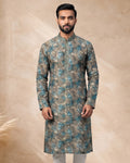 MLS PRINTED KURTA PAJAMA 2PCS